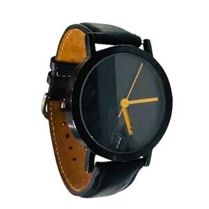 NORMAL Watch Extra Orange Black Sophisticated Minimalist Analog Iconic Designer
